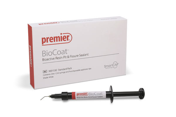 Premier Dental 3001530 BioCoat Bioacive Resin Pit & Fissure Sealant Standard Pack Premier Dental 3001530 BioCoat Bioacive Resin Pit & Fissure Sealant Standard Pack